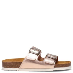 Discount Naot Women's , Santa Barbara Slide Sandal Rose Gold