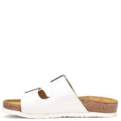 Outlet Naot Women's , Santa Barbara Slide Sandal White Leather