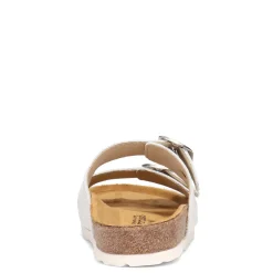 Outlet Naot Women's , Santa Barbara Slide Sandal White Leather