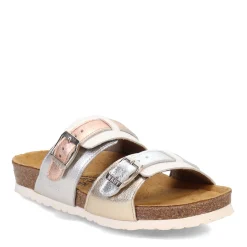 Best Naot Women's , Santa Cruz Sandal Silver Metallic Multi