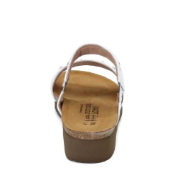 Outlet Naot Women's , Susan Slide White/Silver