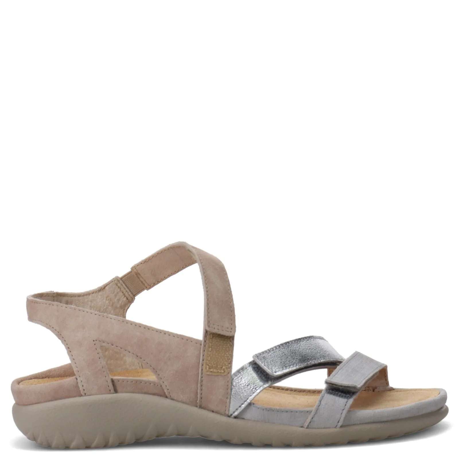 Hot Naot Women's , Whetu Sandal Grey Silver/Sand