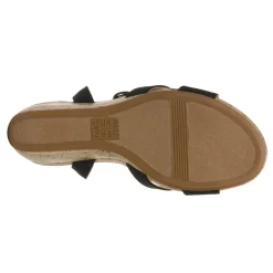 Sale Naturalizer Women's , Areda Flower Wedge Sandal Black