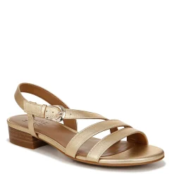 New Naturalizer Women's , Hilma Sandal Dark Gold Faux Leather