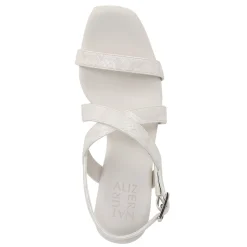 Outlet Naturalizer Women's , Kiki Sandal Beige Snake Print Faux Leather