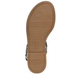 Hot Naturalizer Women's , Lizzi Sandal Black Faux Croco Leather