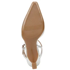 Clearance Naturalizer Women's , Tara Pump Silver Faux Leather