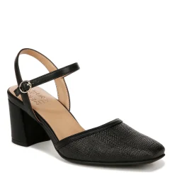 Clearance Naturalizer Women's , Wave Pump Black Straw Fabric
