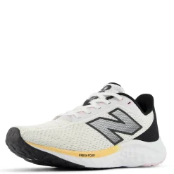Outlet New Balance Women's , Arishi Fresh Foam v4 Running Shoe White/Black/Peach Blossom