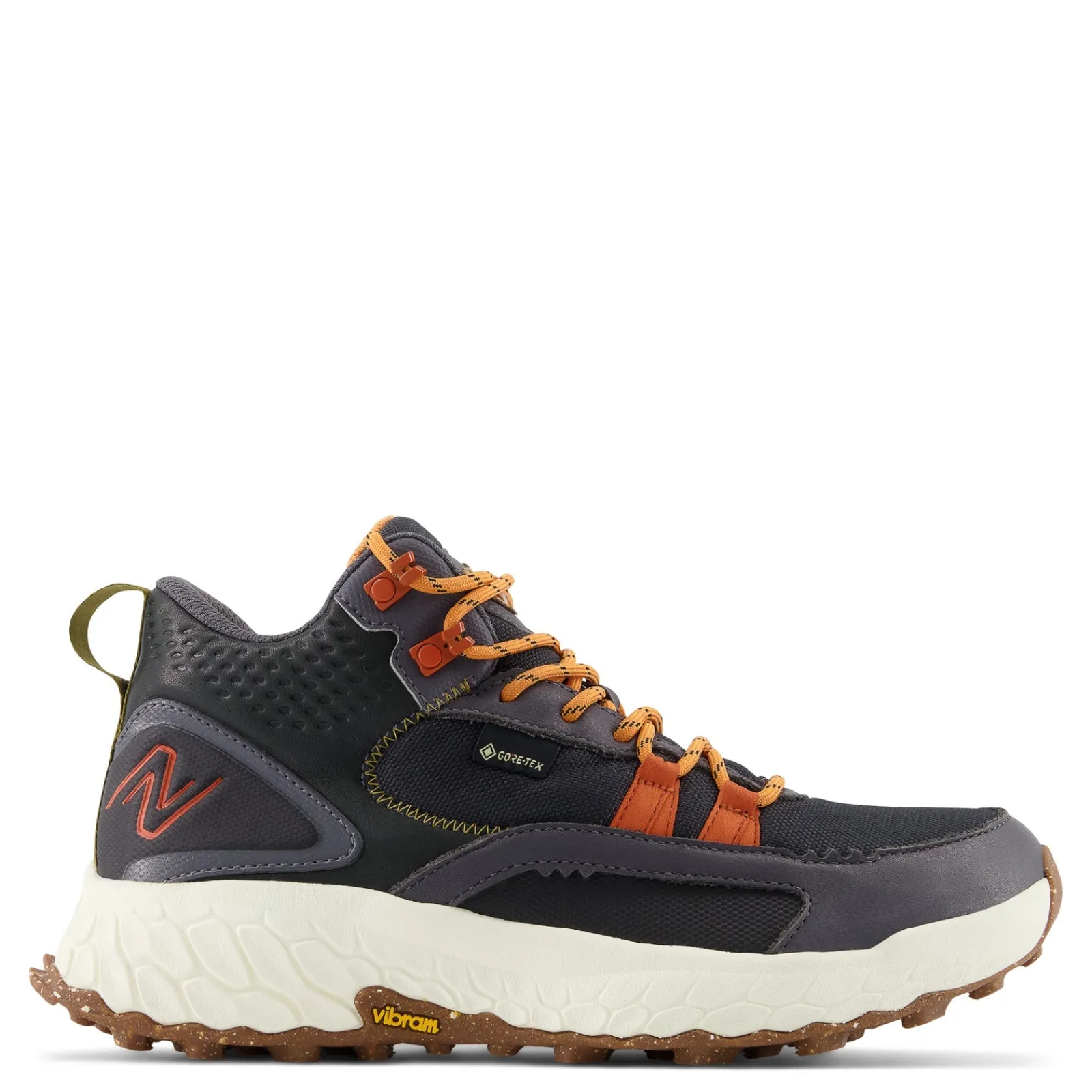 Clearance New Balance Women's , Fresh Foam X Hierro Mid Trail Running Shoe Black Magnet Marigold