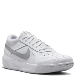 Clearance Nike Women's , Air Zoom Lite 3 Tennis Shoe White/Silver