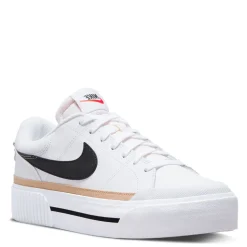 Best Nike Women's , Court Legacy Lift Platform Sneaker White/Black- Hemp