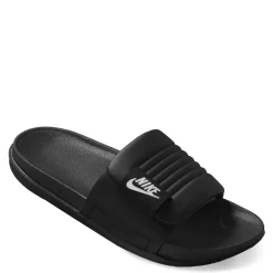 New Nike Women's , Offcourt Adjust Sandal Black/White-Black