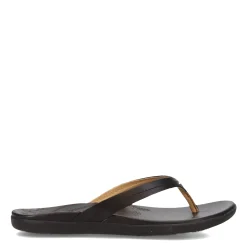 OluKai Women's , Honu Sandal Solid Black