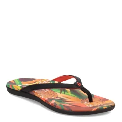 Best OluKai Women's , Ho'opio Hau Sandal Black Pineapple
