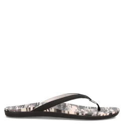 Best OluKai Women's , Ho'opio Hau Sandal Black Camo
