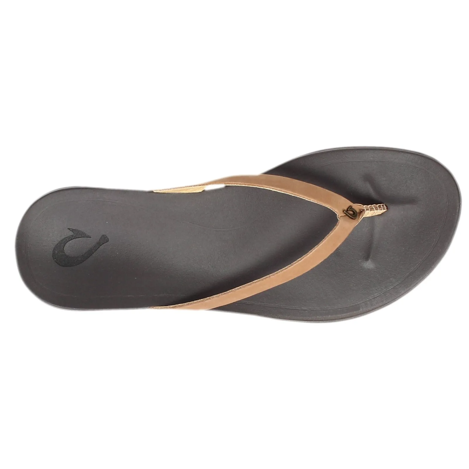OluKai Women's , Ho'opio Thong Sandal Brown