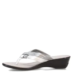 New Onex Women's , Melba Sandal Pewter Silver Metallic Mix