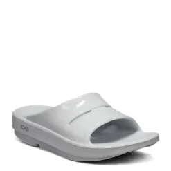 OOFOS Women's , OOahh Luxe Slide Sandal White