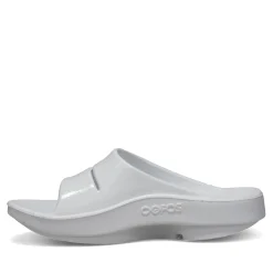 OOFOS Women's , OOahh Luxe Slide Sandal White