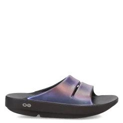 OOFOS Women's , OOahh Slide Sandal Midnight Spectre
