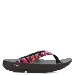 Discount OOFOS Women's , OOlala Sandal Neon Rose