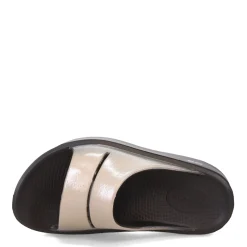 Sale OOFOS Women's , OOmega OOahh Luxe Sandal Latte