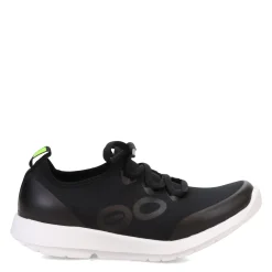 New OOFOS Women's , OOmg Sport LS Sneaker White Black
