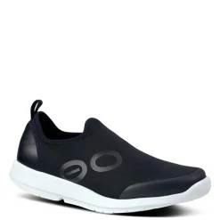 Online OOFOS Women's , OOmg Sport Sneaker Black White