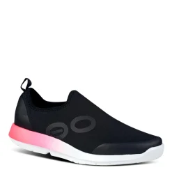 Best OOFOS Women's , OOmg Sport Sneaker Black / Pink Fade