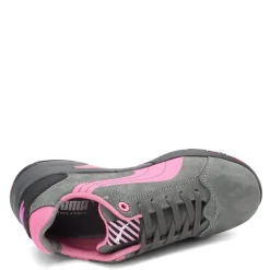 Best Puma Safety Women's Puma, Balance Steel Toe Work Shoe Grey Pink
