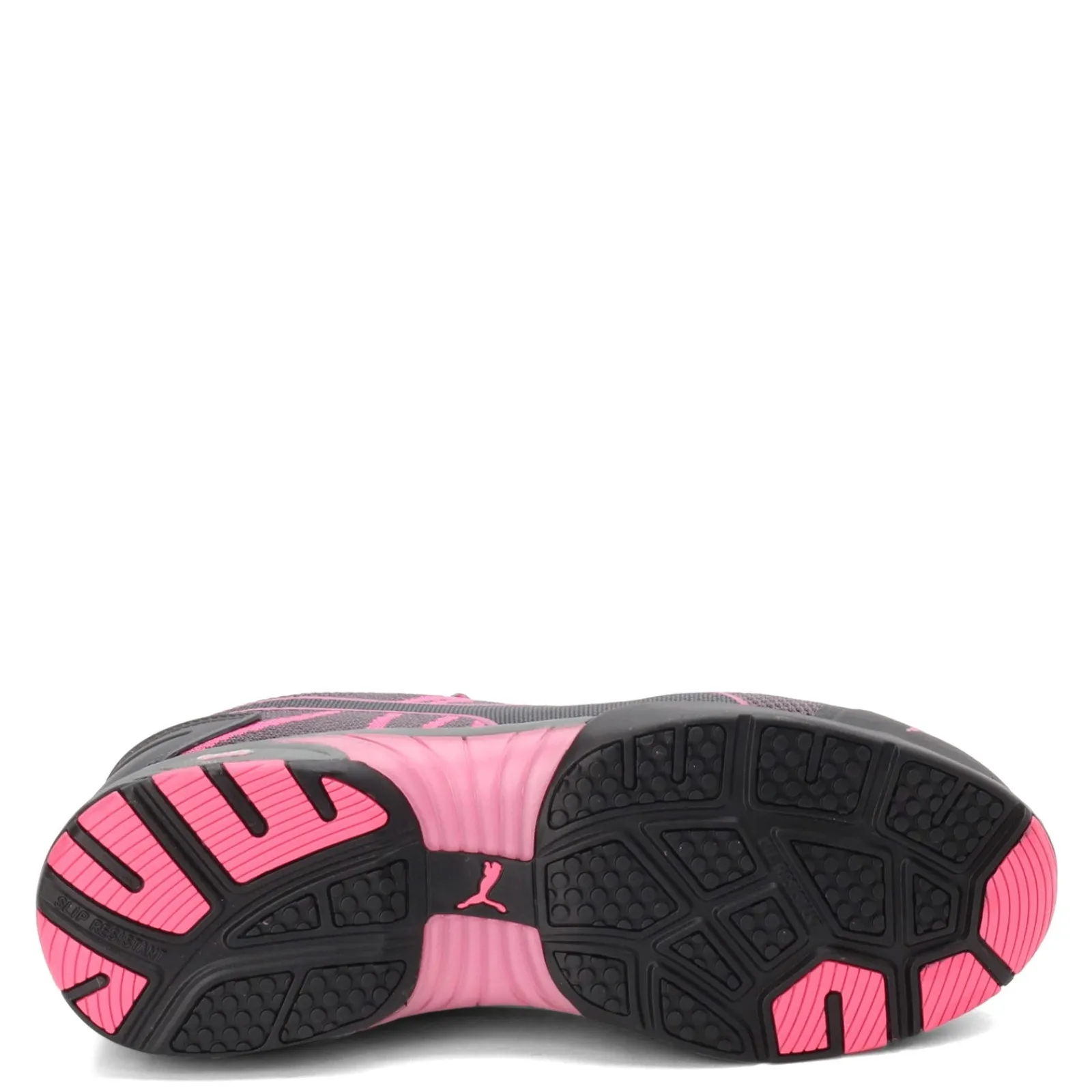 Best Puma Safety Women's Puma, Celerity Knit Steel Toe Work Shoe Gray Pink