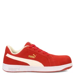Sale Puma Safety Women's Puma, Iconic Suede Low Work Shoe Red