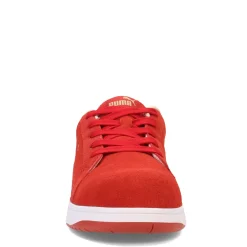 Puma Safety Women's Puma, Iconic Suede Low Work Shoe Red
