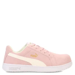 Puma Safety Women's Puma, Iconic Suede Low Work Shoe Pink