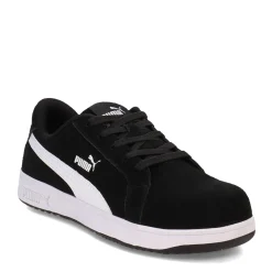 Clearance Puma Safety Women's Puma, Iconic Suede Low Work Shoe Black