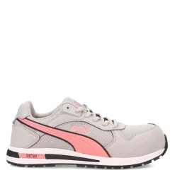Outlet Puma Safety Women's , Frontside Low Work Shoe Grey Pink