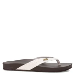 Outlet Reef Women's , Cushion Bounce Court Thong Sandal Brown Sassy