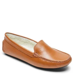 Outlet Rockport Women's , Bayview Lined Moc Slipper Tan