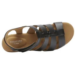 New Rockport Women's , Briah Gladiator Sandal Black