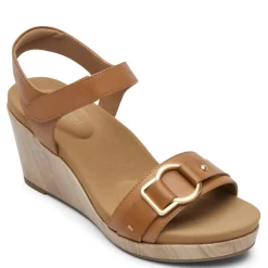 Sale Rockport Women's , Briah II Two Band Sandal Brown