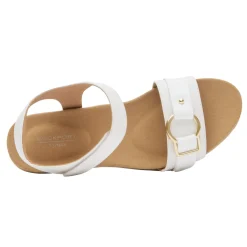 Best Rockport Women's , Briah II Two Band Sandal White
