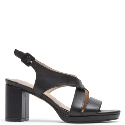 Outlet Rockport Women's , Tabitha Sling Sandal Black