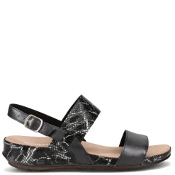 Romika Women's , Fidschi 67 Sandal Black Snake Print
