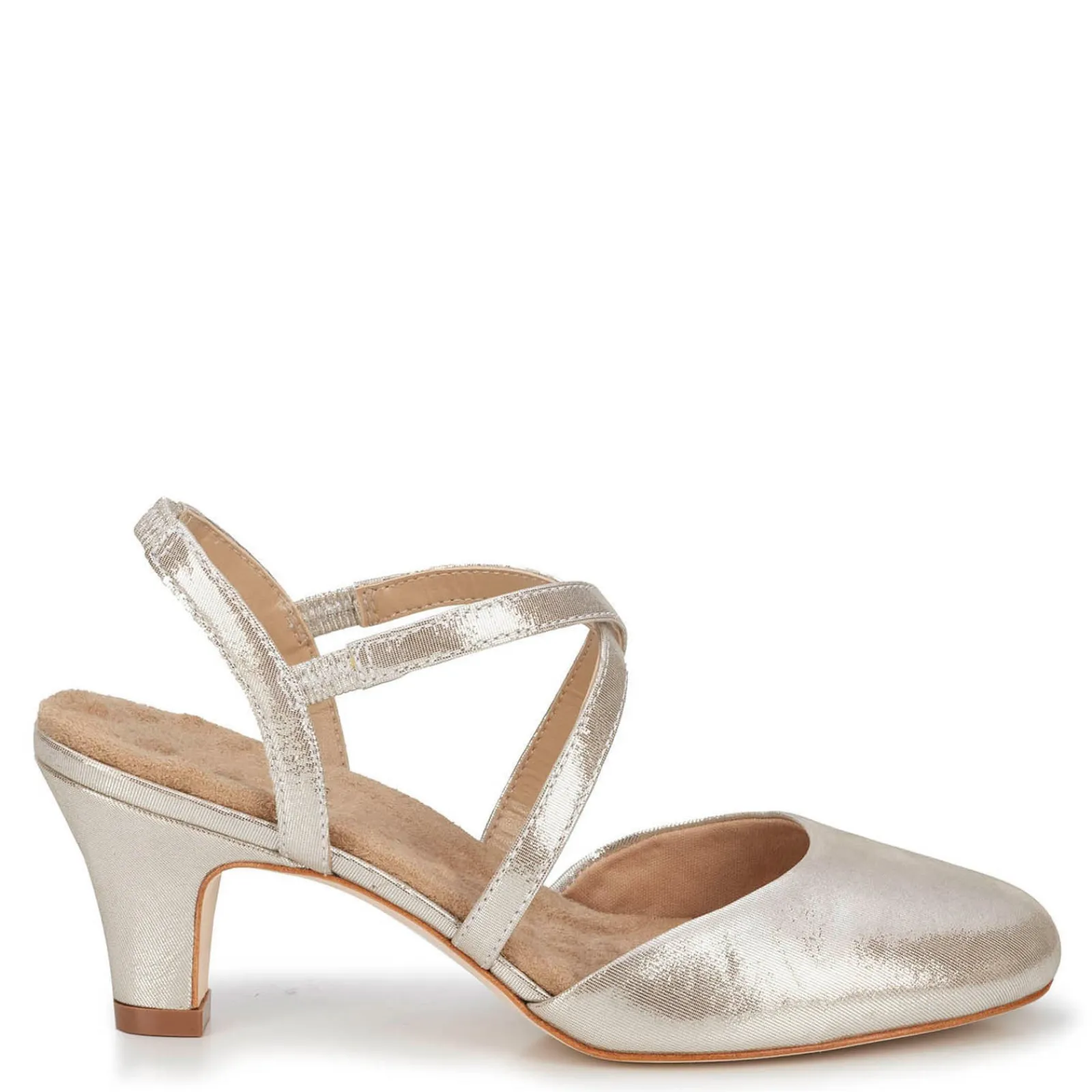 Best Ros Hommerson Women's , Caliente Pump Silver Glitter Leather