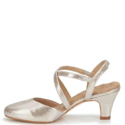 Best Ros Hommerson Women's , Caliente Pump Silver Glitter Leather