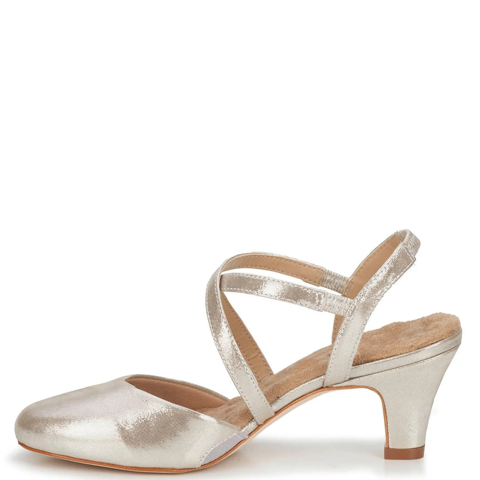 Best Ros Hommerson Women's , Caliente Pump Silver Glitter Leather