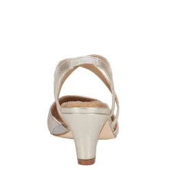 Best Ros Hommerson Women's , Caliente Pump Silver Glitter Leather