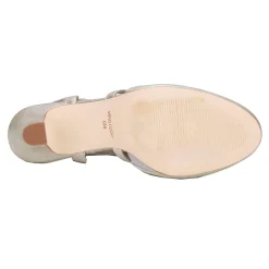 Best Ros Hommerson Women's , Caliente Pump Silver Glitter Leather