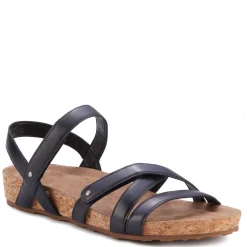 Clearance Ros Hommerson Women's , Pool Sandal Black Leather